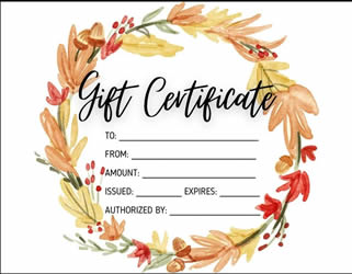 Gift Certificate